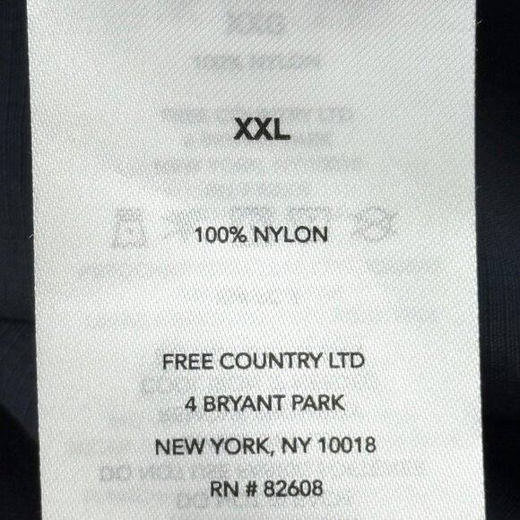 NWT Free Country Men's Expedition Moisture Wicking Storm Gray Nylon Shirt Sz XXL - Picture 9 of 12